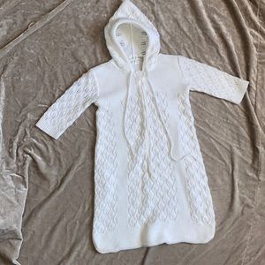 Vintage Knit Hooded Sleeper *0-6 Months*